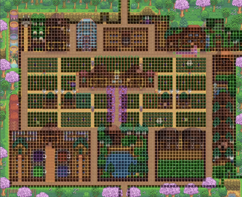 Preview of A* Pathfinding in Stardew Valley